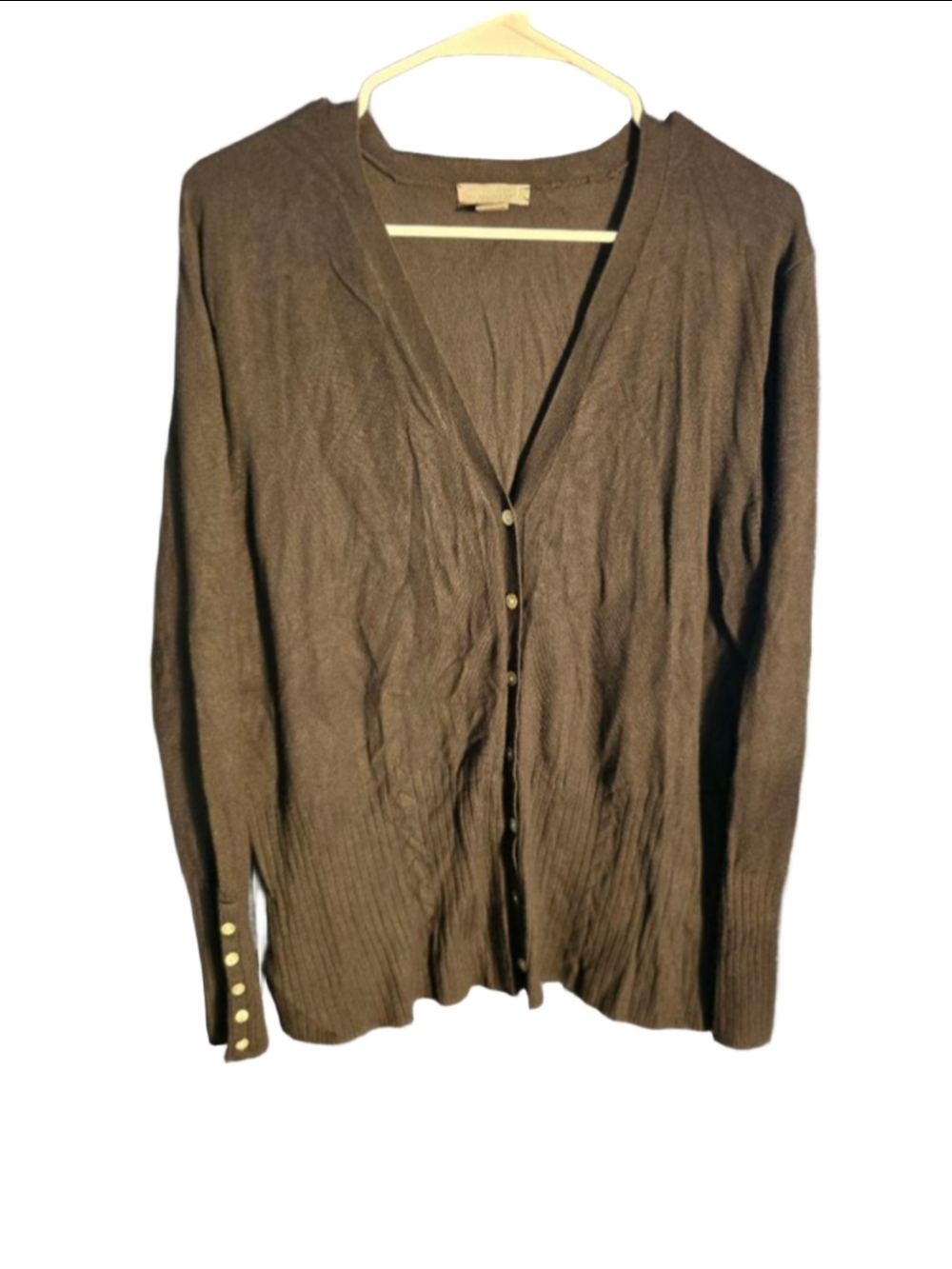 Women's Investments Black Cardigan Sweater XL button up casual Gothic